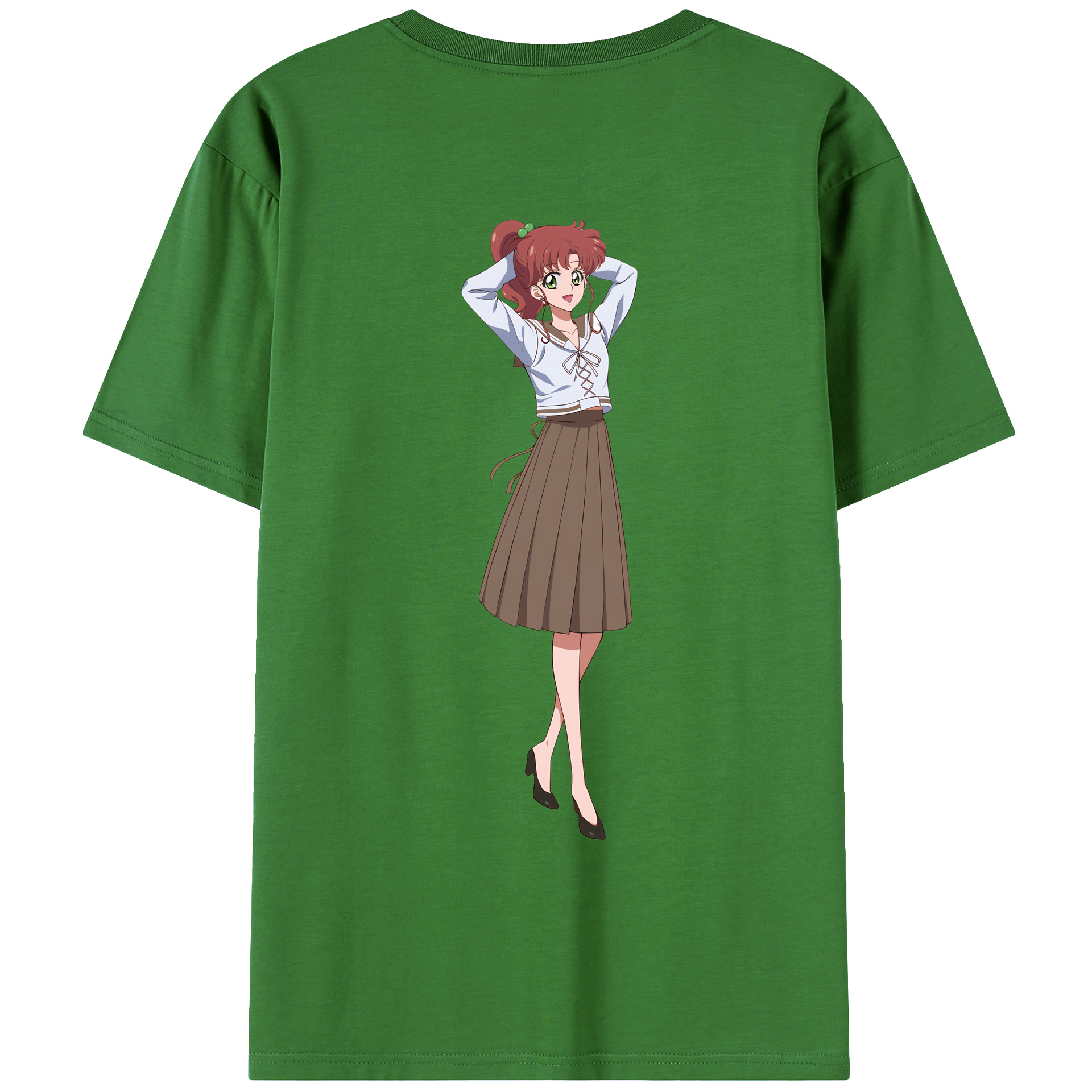 （画像用） 美少女戦士セーラームーン 木野 まこと きの まこと Sailor Moon Kino Makoto （セーラージュピター；Sailor Jupiter） レディース半袖Tシャツ(バックプリント)